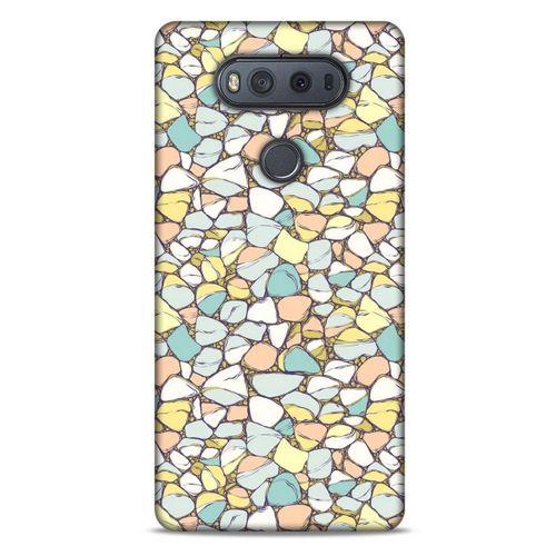 LG K61 Kılıf Baskılı Özel Seri Taşlı (24) Darbe Emici Kılıf