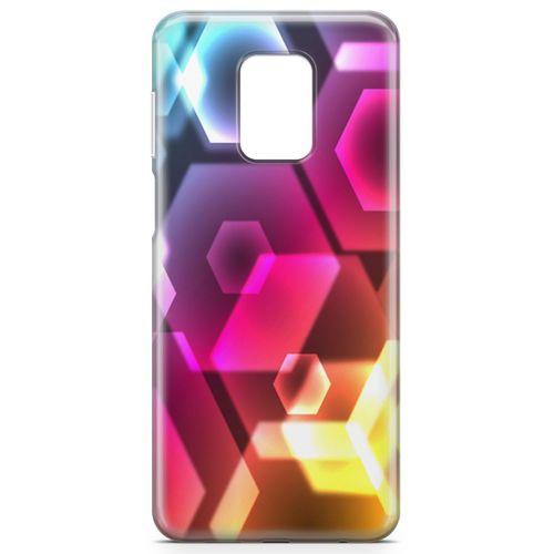 Xiaomi Redmi Note 9s Kılıf Geometrik Renkler Arka Kapak Koruma Desenli Full Koruyucu
