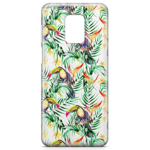 Xiaomi Redmi Note 9S Kılıf Tropika Arka Kapak Koruma Desenli Full Koruyucu