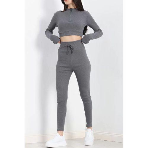 pilelistore Fermuarlı Kaşkorse Takım Füme