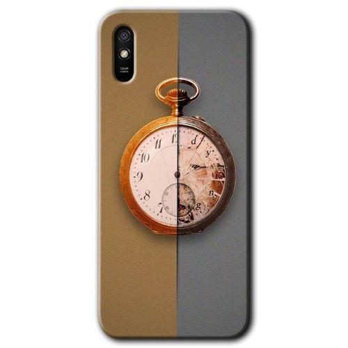 Xiaomi Redmi 9A HD Baskılı Kılıf + 9D Tam Ekran Koruyucu - Clocks Artwork
