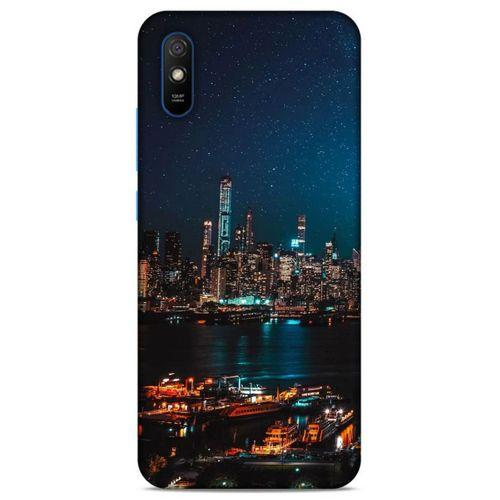Lopard Xiaomi Redmi 9A Uyumlu Kılıf Gece'S (6) Silikon Kılıf Şehir