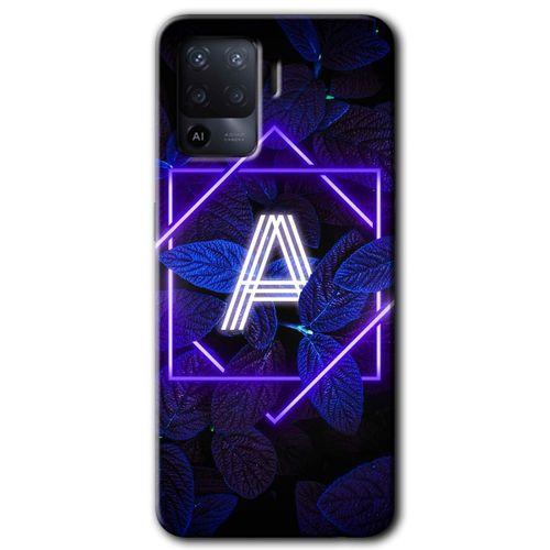 OPPO Oppo Reno 5 Lite Kılıf HD Baskılı Desen + Hayalet Cam Yandan Görünmez