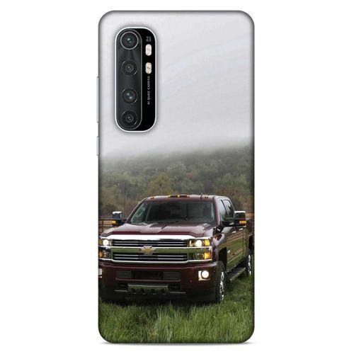 Lopard Xiaomi Mi Note 10 Lite Uyumlu Kılıf PickUpX (35) Fit Design Kılıf Bordo