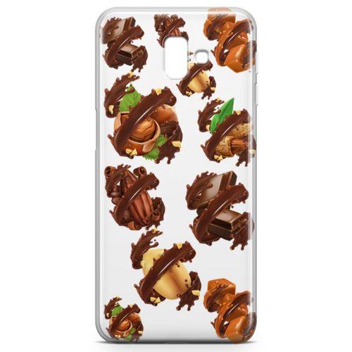 Samsung Galaxy J6 Plus Kılıf Nutella Park Arka Kapak Koruma Desenli Full Koruyucu