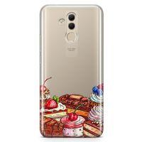 Huawei Mate 20 Lite Kılıf Pasta Malzemeleri Arka Kapak Koruma Desenli Full Koruyucu