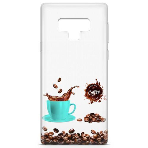 Samsung Galaxy Note 9 Kılıf Coffe Time Arka Kapak Koruma Desenli Full Koruyucu