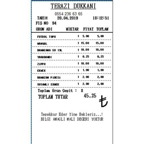 VİAPOS KURUYEMİŞ Pos Terazi Barkodlu Hızlı Satış Sistemi l Set 6