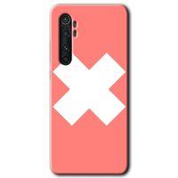 MRCİLETİSİM Xiaomi Mi Note 10 Lite Kılıf HD Desen Baskılı Arka Kapak + Temperli Cam - Close