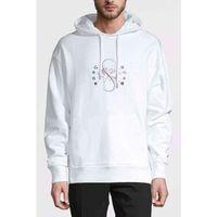 Sense8 Symbols Baskılı Beyaz Erkek Kapşonlu Sweatshirt