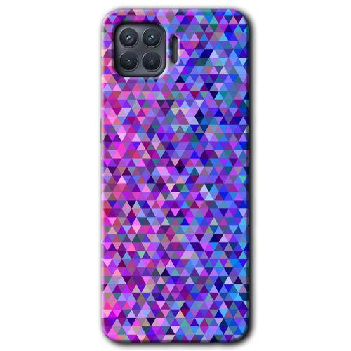 OPPO Oppo Reno 4 Lite Kılıf HD Desen Baskılı Arka Kapak - Pixel Mozaik