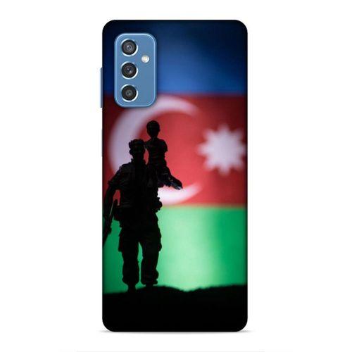 Samsung Galaxy M52 Uyumlu Kılıf Azarbaijan (14) Lansman Kılıf Asker Bayrak
