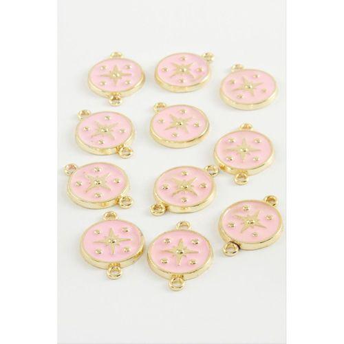 Yıldız Tek Kulplu Mineli Bileklik ve Kolye Ucu Aparatı 1 Adet