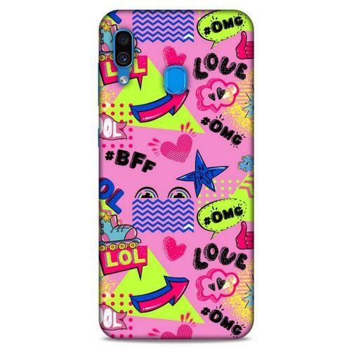 Pop Culture Pembe Samsung Galaxy Note 20 Kılıf