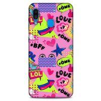 Pop Culture Pembe Samsung Galaxy Note 20 Kılıf