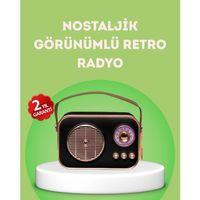 Nostaljik Retro Radyo – Bluetooth, Usb Ve Fm Özellikli Şık Tasarım