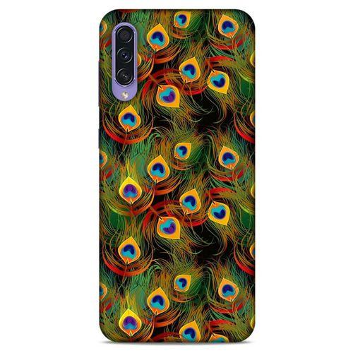 Samsung Galaxy A50s Kılıf Desenli Özel Seri Tüyler (12) Koruyucu Silikon