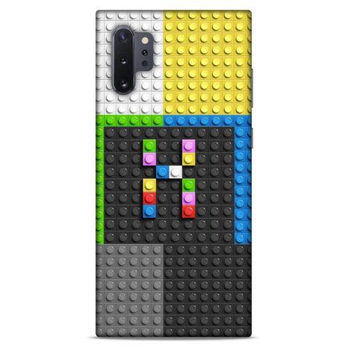Lopard Samsung Galaxy Note 10 Plus Uyumlu Kılıf BloX (40) Fit Silikon Kılıf X Harfi