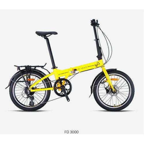 Kron FD3000 20 Jant Hidrolik Fren Katlanır Bisiklet Sarı-Altın Sarı