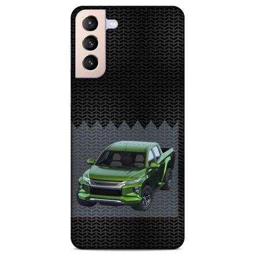 Lopard Samsung Galaxy S21 Plus Uyumlu Kılıf PickUpX (18) Telefon Kılıfları Fosforlu Yeşil