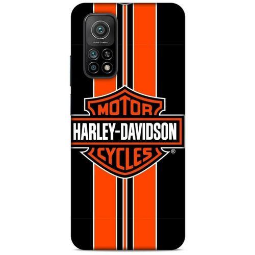 Xiaomi Mi 10T 5G Uyumlu Kılıf Motorsiklet (36) Glitter Kılıf Harley Davidson