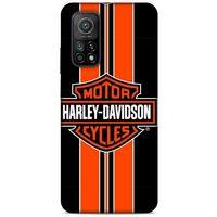 Xiaomi Mi 10T 5G Uyumlu Kılıf Motorsiklet (36) Glitter Kılıf Harley Davidson
