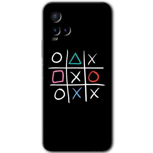 Vivo Y33s Kılıf HD Desen Baskılı Arka Kapak+Temperli Cam - Sauce