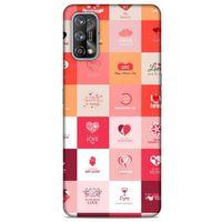 Oppo Realme 7 Pro Kılıf Hediyelik Seri Sevgililer Günü (11) 14 Şubat Tam Koruma