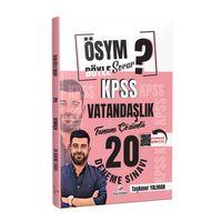 ÖSYM Böyle Sorar 2026 KPSS Vatandaşlık Tamamı PDF Çözümlü 20 Deneme Sınavı Dizgi Kitap