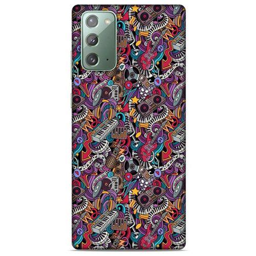 Retro (2) Desen Kabı Renkli Samsung Galaxy Note 20 Kılıf