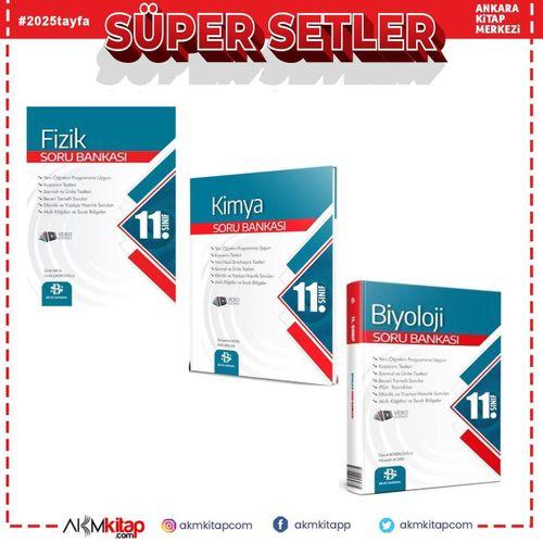 Bilgi Sarmal 11.Sınıf Fizik Kimya ve Biyoloji Soru Bankası Seti 3 Kitap
