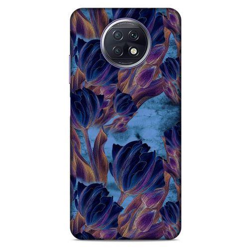 Xiaomi Redmi Note 9T Uyumlu Kılıf Mavi Delisi (49) Ultra Silikon Kılıf Lale
