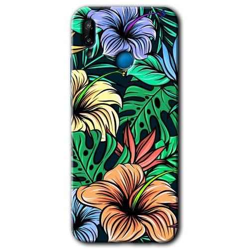 Huawei P20 Lite Kılıf HD Desen Baskılı Arka Kapak - Hibiscus Flowers