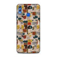 Huawei Honor 8x Uyumlu Kılıf Romans (9) Kılıf Sarı Lacivert