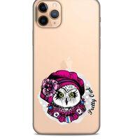 Zoologix (91) Apple iPhone 12 Pro Şeffaf Kılıf Silikon Desenli