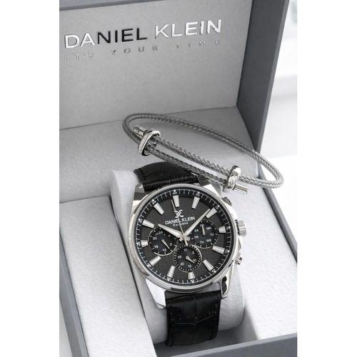 Daniel Klein Deri Kordon İç Kadran Fonksiyonları Aktif 3 Atm Suya Dayanıklı Erkek Kol Saati E14239-2