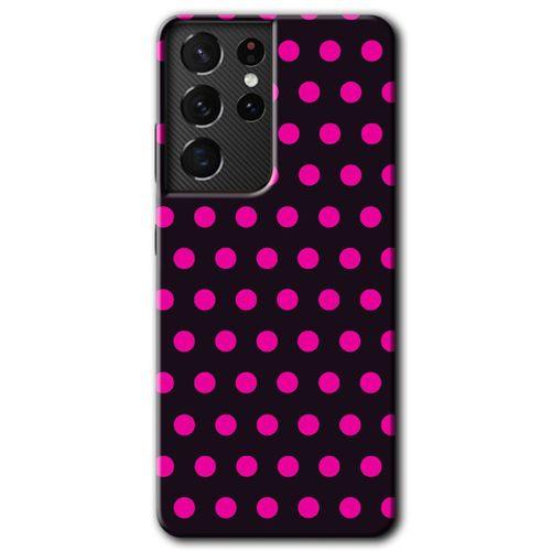 MRCİLETİSİM Samsung Galaxy S21 Ultra Kılıf HD Desen Baskılı Arka Kapak + Temperli Cam - Exlusive Design 4