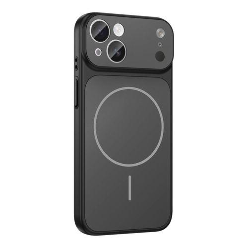 Apple iPhone 15 Kılıf Zore M-Safe Şarj Özellikli Kamera Korumalı Formen Kapak