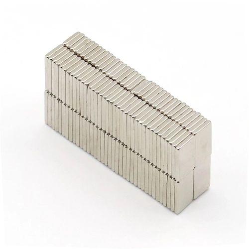 20 Adet 15x10x1.5 Mm Köşeli Neodyum Mıknatıs N35 Magnet Dayanıklı Nikel Kaplama