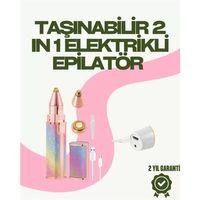 8000 Rpm Taşınabilir Epilatör – Kaş Düzeltici Ve Dudak Epilatörlü Pille Çalışan