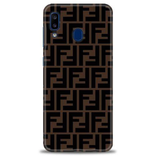 Samsung Galaxy A20 Kılıf HD Baskılı Kılıf - Fendii + Tam Ekran Koruyucu