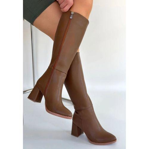 Morena Vizon Cilt BejTopuklu Çizme