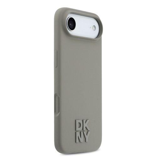 Apple iPhone 17 Air Kılıf DKNY Orjinal Lisanslı M-safe Şarj Özellikli Metal Logolu Silikon Kapak