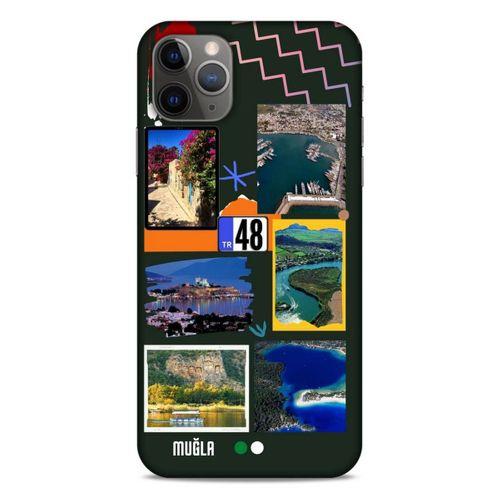 Lopard Apple Iphone 11 Pro Max Uyumlu Kılıf Şehirli ※ (48) Muğla Bumper Kılıf