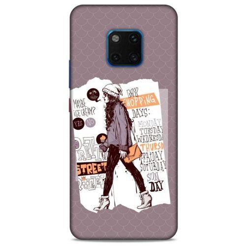 Sokak Modası 31 Huawei Mate 20 Pro Kılıf Desenli Silikon