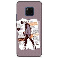 Sokak Modası 31 Huawei Mate 20 Pro Kılıf Desenli Silikon