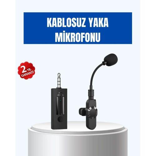 Kablosuz 2.4 Ghz Yaka Mikrofonu – 60 M Menzilli, Gürültü Azaltıcı, Şarjlı Ve Taşınabilir