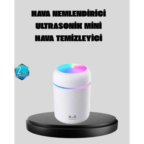 Taşınabilir Usb Mini Nemlendirici – Led Aydınlatmalı, Çift Püskürtme Modu