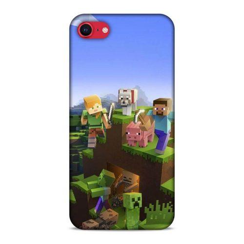 Lopard Apple iPhone SE 2020 Uyumlu Kılıf PiXel (29) Arka Koruma Kılıfı Tüm Karakterler