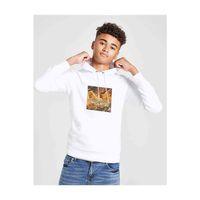 Stratovarius Nemesis Baskılı Unisex Çocuk Kapüşonlu Beyaz Sweatshirt